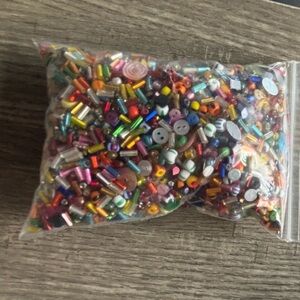 Variety of beads for making jewelry